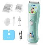 Baby Hair Clippers, Lower Noise Haircut Trimmers for Children with Autism and Sensory Sensitivity, Babies Infant Kids Waterproof Hair Cutting Kits Light Green Version 1.0.0