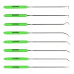 OEMTOOLS 26526 Hook and Pick Set- 8 Piece, Pick Set Mechanic, Hook Tool, Pick Tool, Mechanics Pick Set, Automotive Pick and Hook Set, Pick Tool Set Version 1.0.0