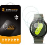 Supershieldz (3 Pack) Designed for Samsung Galaxy Watch 7, 6, 5, 4 (44mm) Tempered Glass Screen Protector, Anti Scratch, Bubble Free Galaxy Watch 7,6,5,4 (44mm) Version 1.0.0
