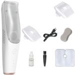 2026 New Baby Vacuum Hair Clippers, IPX7 Water Resistant,Silent Clippers for Kids with Autism (White) Version 1.0.0