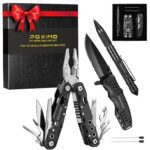 Multitool Gift Set for Men Dad Him, 3-in-1 EDC Survival Kit with 14 in1 Multi-Pliers, Pocket Knife & Tactical Pen | Premium Military-Grade Multi Tools for Camping, Car, Father’s Day, Dad Gifts MEN GIFTS Version 1.0.0