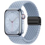 Qimela Sport Loop Compatible with Apple Watch Band 38mm 40mm 41mm 42mm 44mm 45mm 46mm 49mm for Women Men,Magnetic Strap Stretchy Braided Wristband for iWatch Series 11 10 9 8 7 6 5 4 SE Ultra 3 2 1 Slate Blue 38mm/40mm/41mm/42mm(Series 11 10) Version 1.0.0