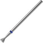 Cuticle Clean Nail Drill Bit, 3/32" Russian Diamond Nail File bits, Safety Carbide Under Nail Cleaner for Cuticle Dead Skin Nail Prepare, Overflow Gel Polishing (Medium) Flat Top-M Version 1.0.0