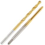 4-40 Tap and #43 Drill Bit Set, Ti-Coated M2 HSS #4-40 UNC Tap and 2.3mm Straight Handle Drill Kit SAE #4-40 Tap & #43 Drill Version 1.0.0