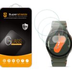 Supershieldz (3 Pack) Designed for Samsung Galaxy Watch 7, 6, 5, 4 (40mm) / Watch FE (40mm) Tempered Glass Screen Protector, Anti Scratch, Bubble Free Galaxy Watch 7,6,5,4,FE (40mm) Version 1.0.0