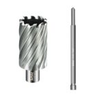 SALI Annular Cutter Diameter 1-1/2 Inch with Weldon Shank 3/4" (with 2 Flats) Cutting Depth 2" Mag Drill Bit for Magnetic Drill Press HSS Fully Ground Drill with One 1/4"*4" Pilot Pin 1-1/2"*2" 1 Version 1.0.0