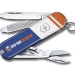 Victorinox Classic SD Swiss Army Knife – Compact 7 Function Swiss Made Pocket Knife with Small Blade, Screwdriver and Key Ring – New York Islanders Version 1.0.0