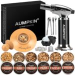 Cocktail Smoker Kit with Torch โ 6 Flavors Wood Chips โ Bourbon, Whiskey Smoker Infuser Kit, Old Fashioned Drink Smoker Kit, Birthday Bourbon Whiskey Gifts for Men, Dad, Husband (Without Butane) Version 1.0.0