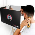 The 360 Mirror - 3 Way Mirror for Self Hair Cutting - Adjustable Trifold Barber Miror to Cut Your Own Hair - Tri Fold Self Haircut System for Men and Women Braiding - Three Sided Miror for Haircuts Black With No Led Version 1.0.0