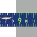 51 Inch Fishing Ruler Adhesive Waterproof Fishing Measuring Tape Tool for Boat Reflective Boat Ruler Sticker Glow Tape in The Dark Blue Version 1.0.0