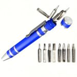 8 in 1 Multitool Screwdriver,Multitool Pen for Men Birthday Gifts for Husband Fathers Dad Grandpa from Daughter Son for Home Camping Gear, Hiking, Simple Repair,Blue Version 1.0.0